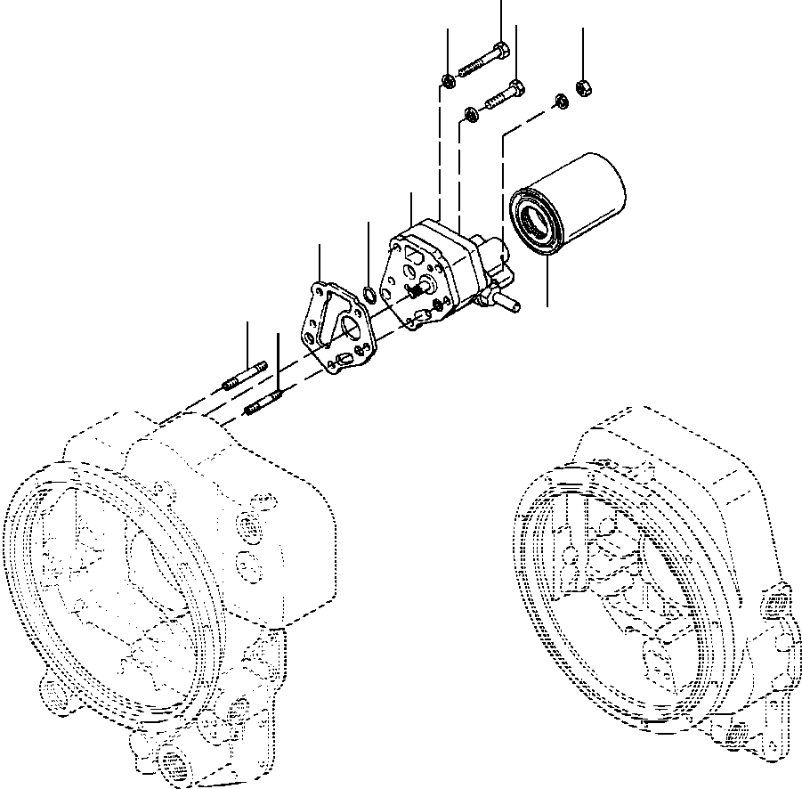 Болт 91 475 KOMATSU