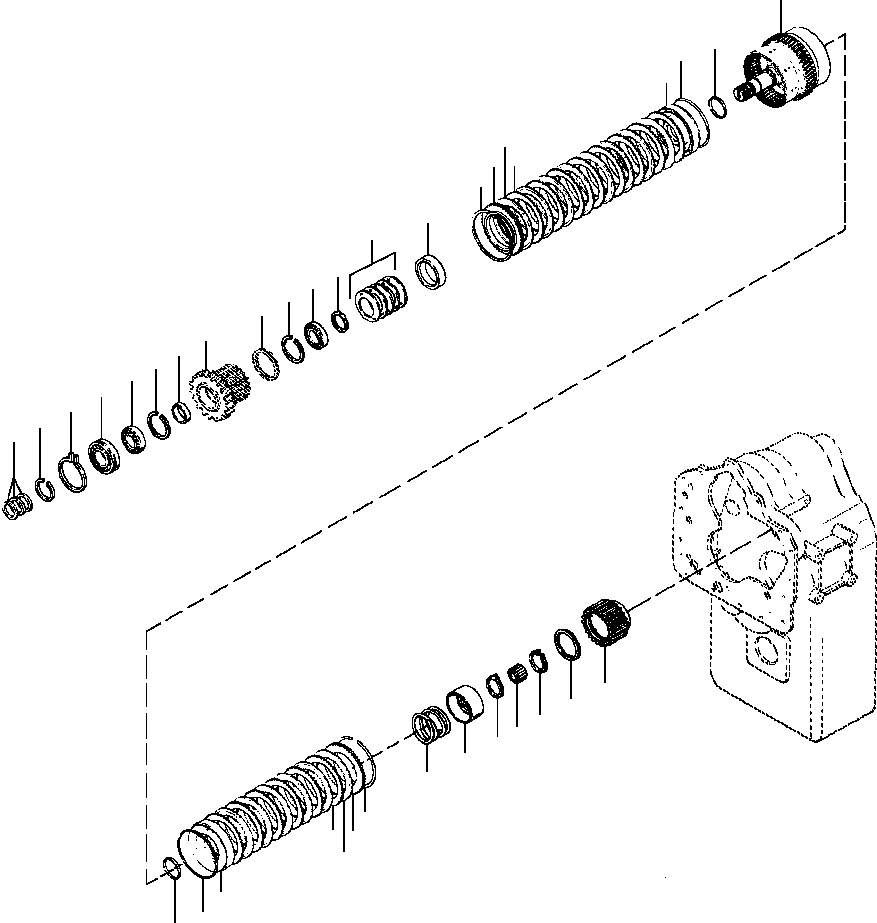 BEARING, DRIVEN GEAR 106 673 KOMATSU
