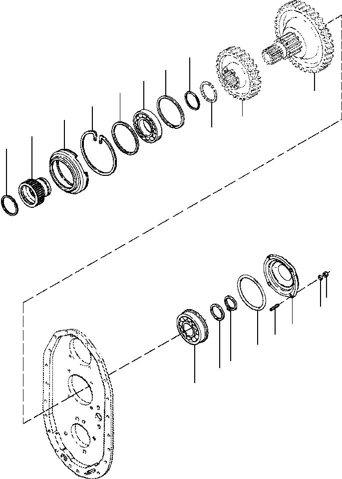 Стопорное кольцо 80 663 KOMATSU