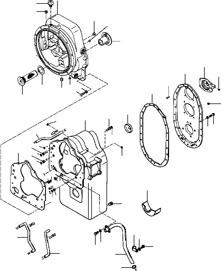 CASE, TRANSMISSION 152 541 KOMATSU