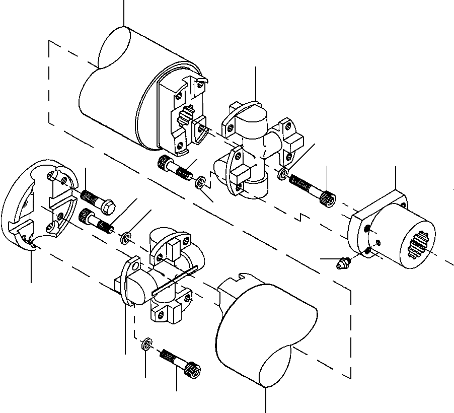 Болт 21 020 R1 KOMATSU