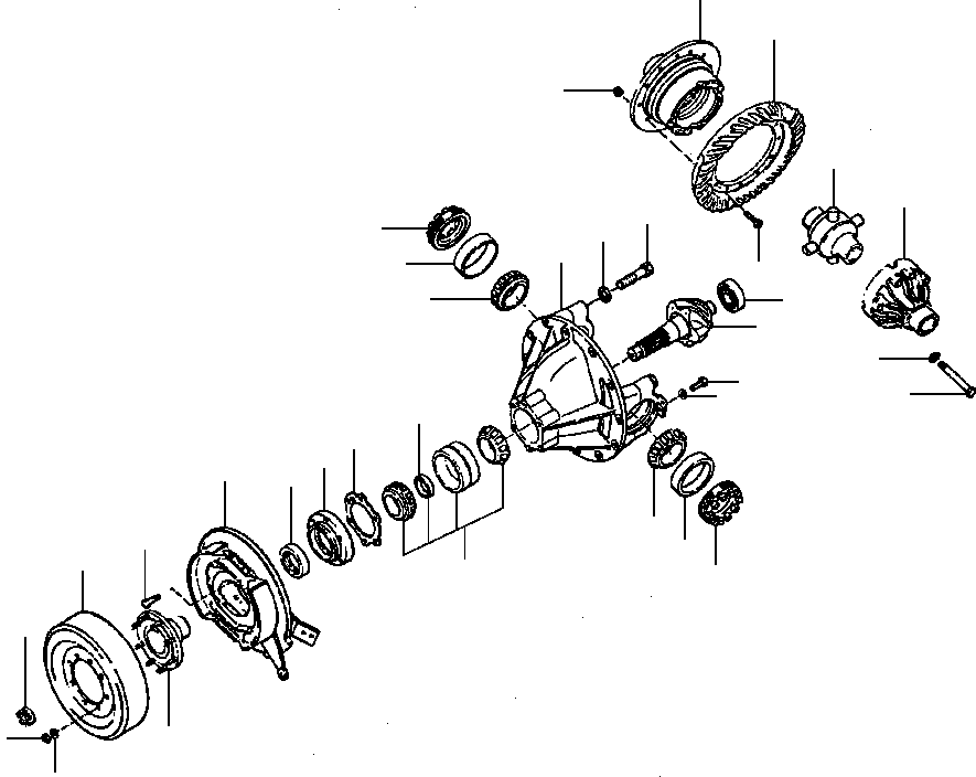 BEARING, INNER PINION 79 809 KOMATSU