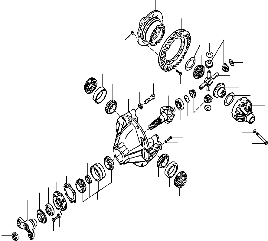 SPIDER, DIFFERENTIAL 134 764 KOMATSU
