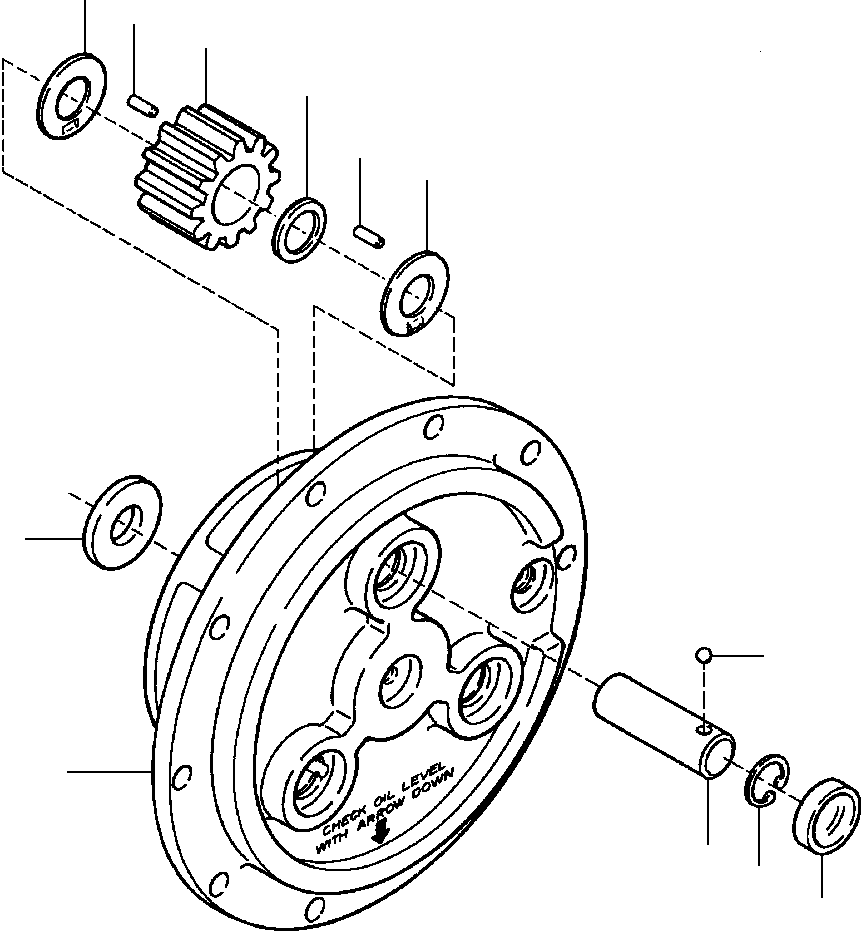 CARRIER ASSEMBLY, PLANET 134 705 KOMATSU