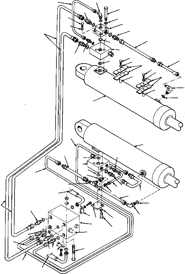 TUBE - TO HOIST MOTOR 92 576 KOMATSU