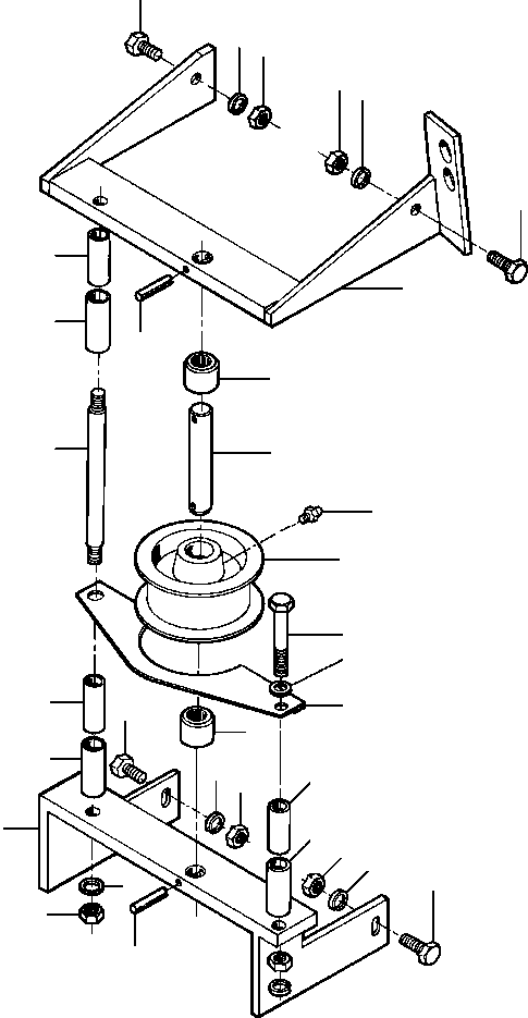 BRACKET WELDMENT, BOTTOM 136 826 KOMATSU