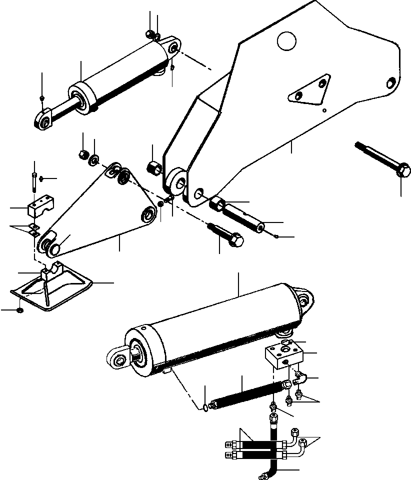 OUTRIGGER ASSEMBLY 89 125 KOMATSU