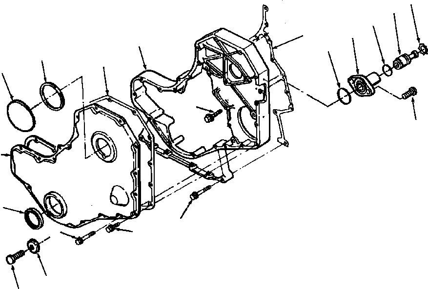 HOUSING, GEAR 1240 396 H2 KOMATSU