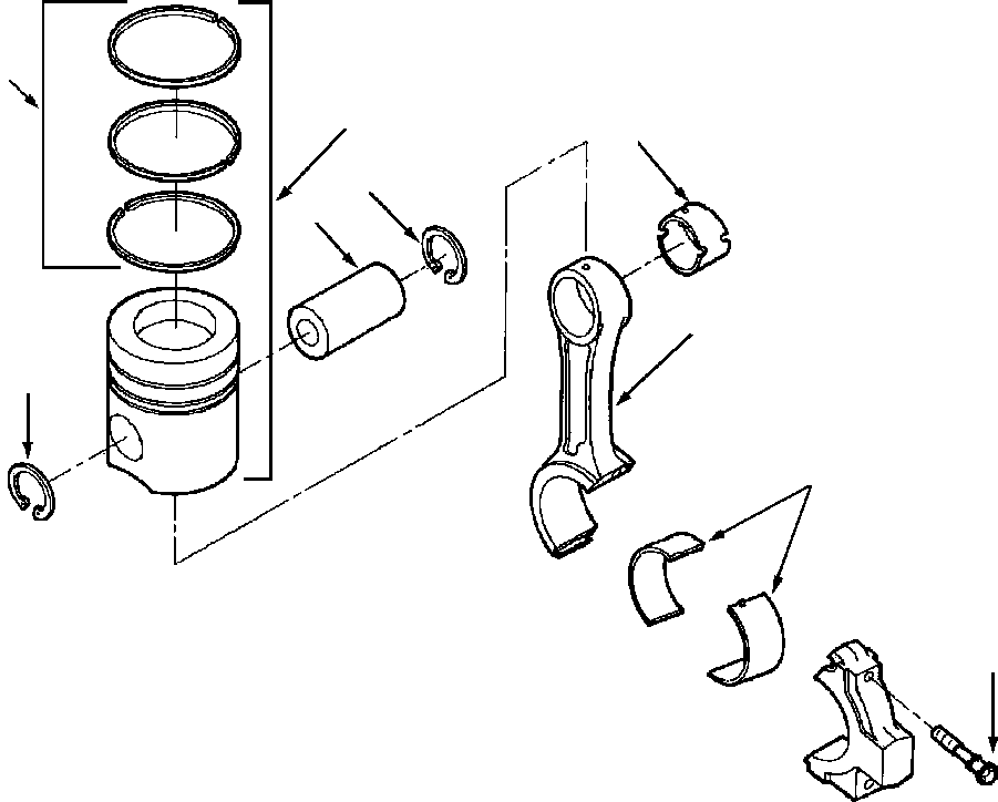 SET, PISTON RING - 1.00MM OVER 1241 730 H91 KOMATSU