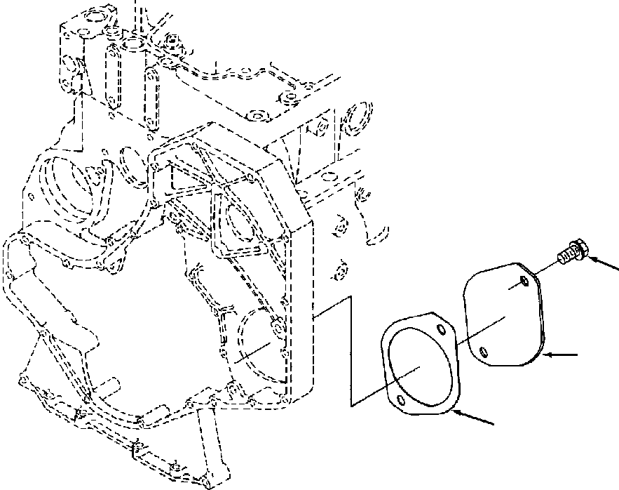 GASKET, ACCESSORY DRIVE COVER 1295 986 H1 KOMATSU