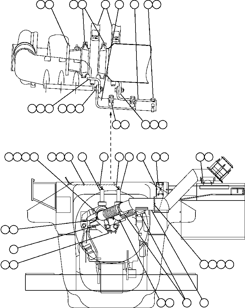 гайка - 1/2" - 13NC C1523 KOMATSU