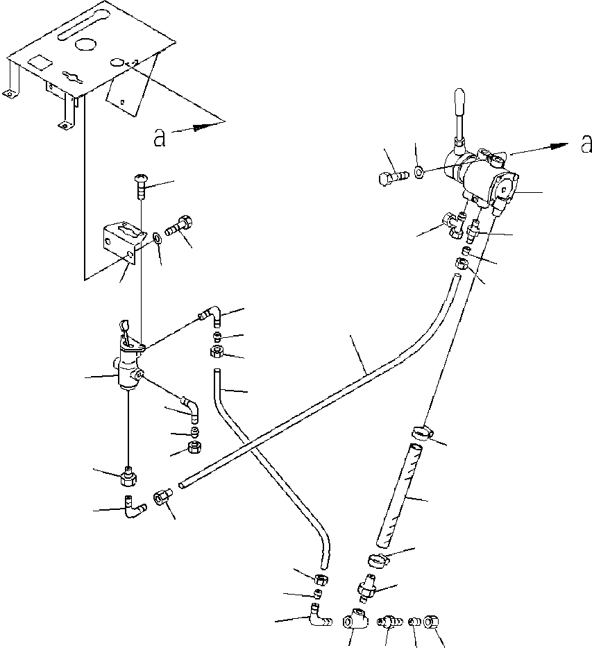 EMERGENCY BRAKE VALVE ASSEMBLY (SEE INDEX) 561-87-69100 KOMATSU
