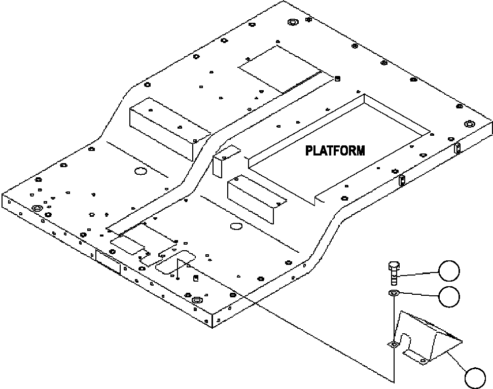 BOARD 569-54-64411 KOMATSU