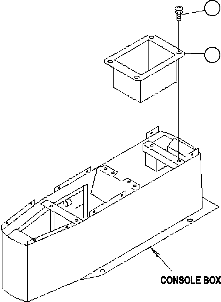 BOX,(WITHOUT MAINTENANCE MONITOR) 569-54-64720 KOMATSU