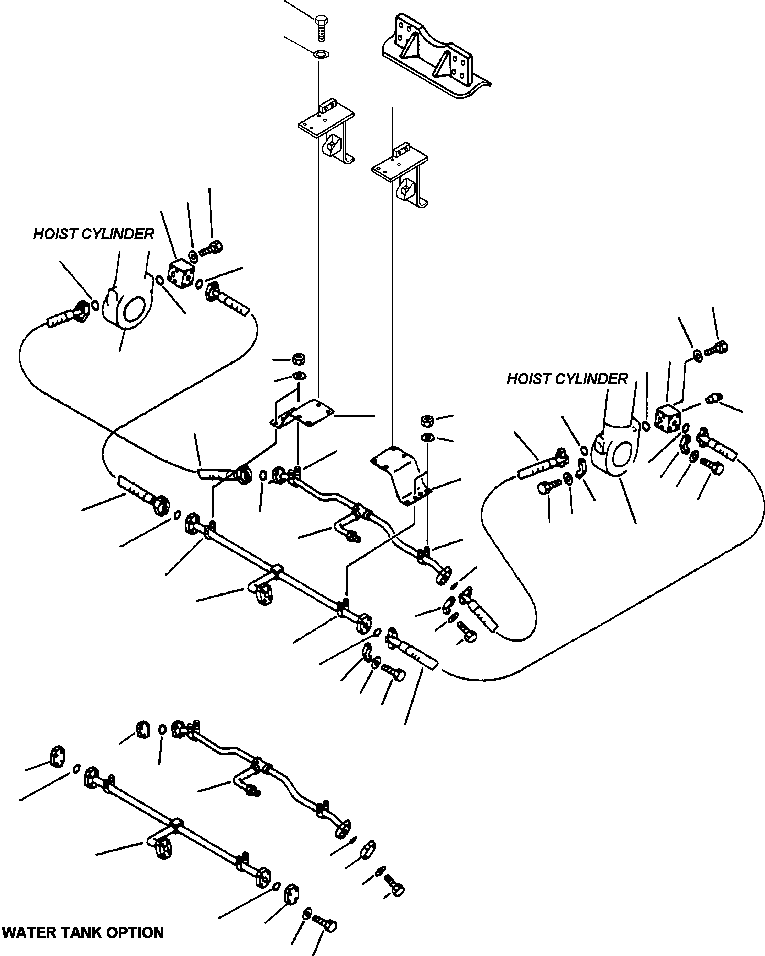 HOIST CYLINDER ASSEMBLY (SEE INDEX) 561-63-62102 KOMATSU