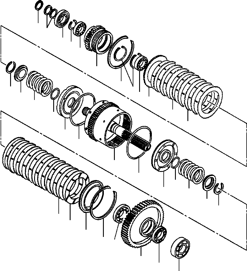GEAR & HUB ASSEMBLY 134 352 KOMATSU