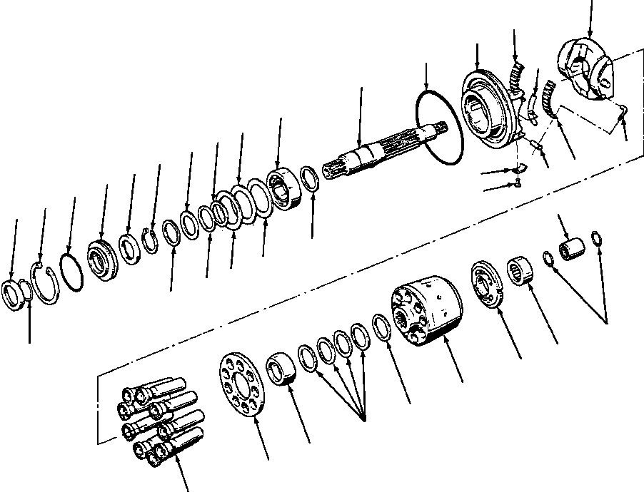 ROTARY ASSEMBLY 134 581 KOMATSU