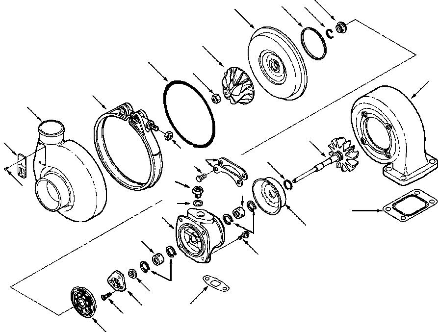 HOUSING, TURBO BEARING 1295 508 H1 KOMATSU