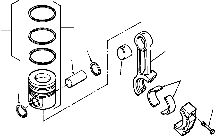 SET, PISTON RING - 1.00MM OVER 1241 730 H1 KOMATSU