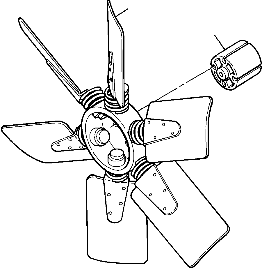 SPACER, FAN 1237 551 H1 KOMATSU