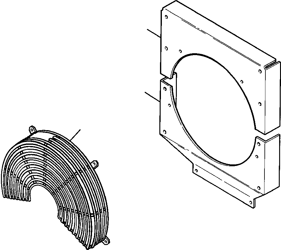 GUARD, FAN 1250 976 H1 KOMATSU