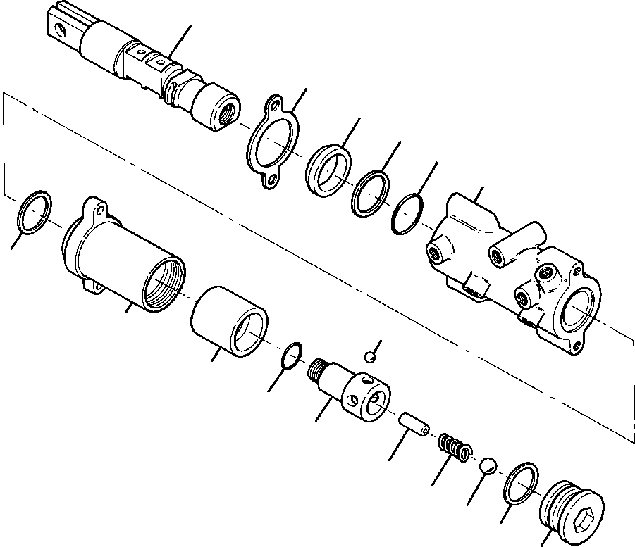 EXTENSION, VALVE SPOOL 617 016 C2 KOMATSU
