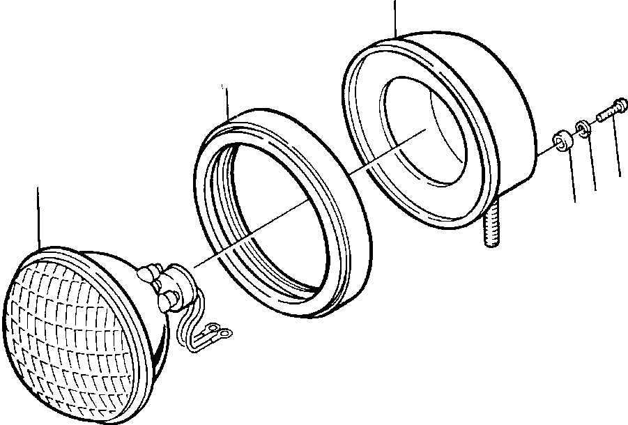 RETAINER, BEAM 313 957 R1 KOMATSU