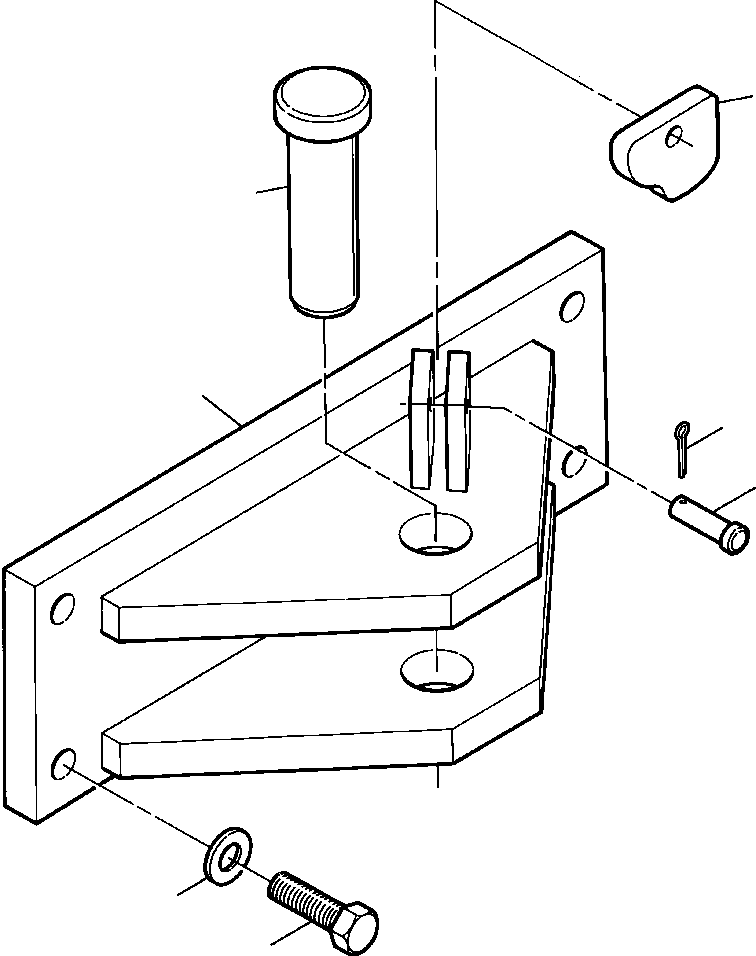 PIN, CLEVIS 33 558 V KOMATSU