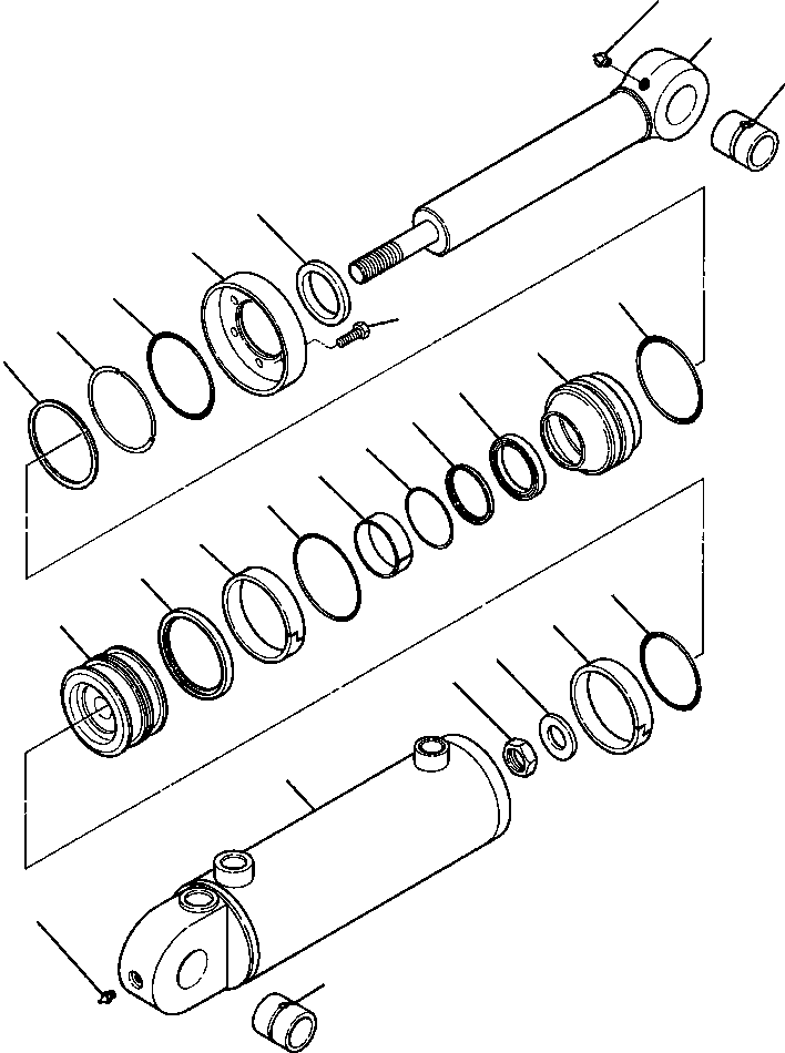 ROD W/BUSHING, PISTON 657 641 C92 KOMATSU