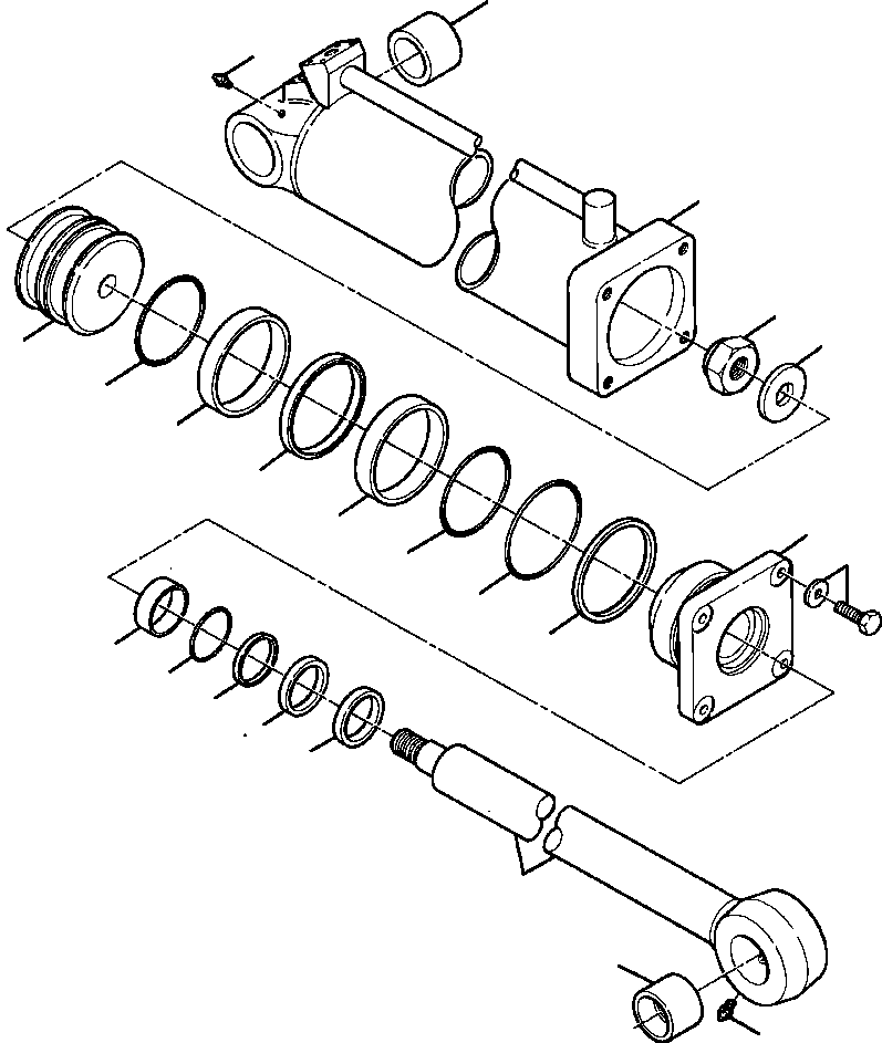 CYLINDER ASSEMBLY, BUCKET LIFT 657 883 C93 KOMATSU