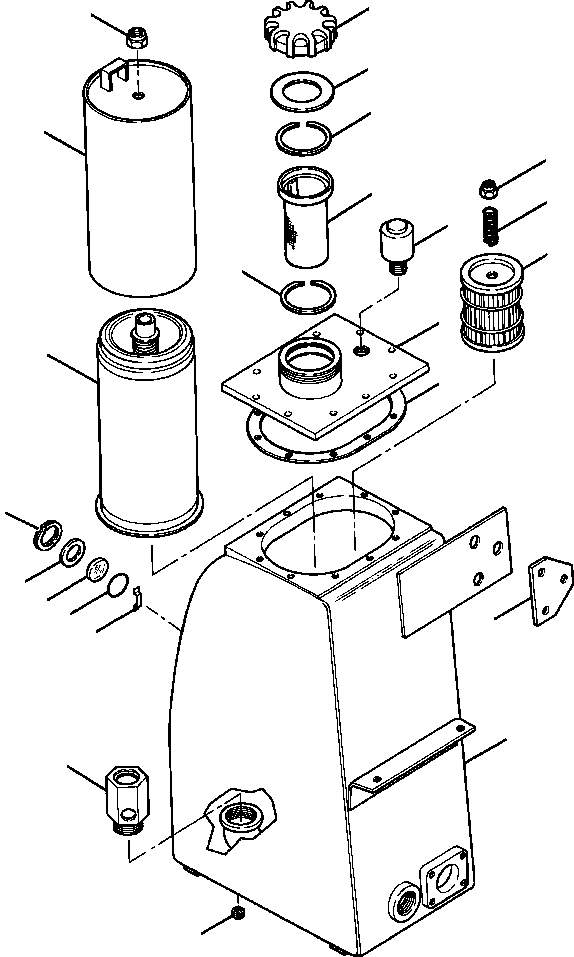 STUD, FILTER 656 930 C2 KOMATSU