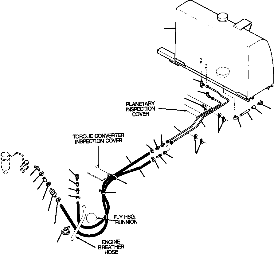 NIPPLE, HOSE 433 044 C1 KOMATSU