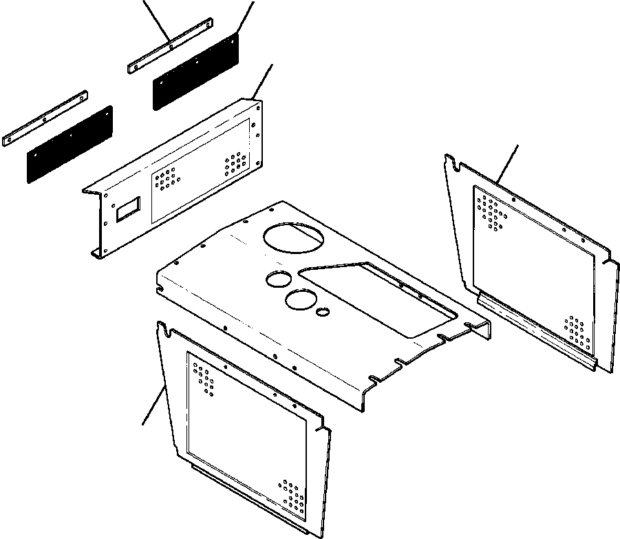 DOOR, LH HOOD SIDE 657 310 C2 KOMATSU