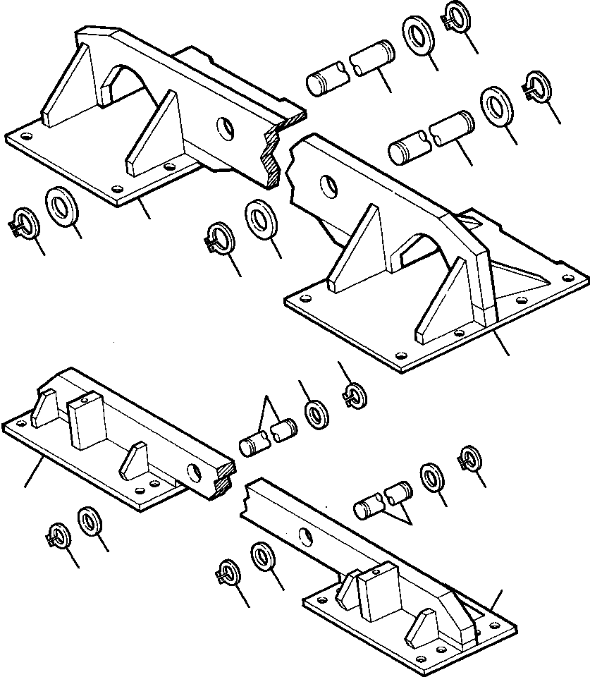 PIN, TRACK IDLER BRACKET 141 239 KOMATSU