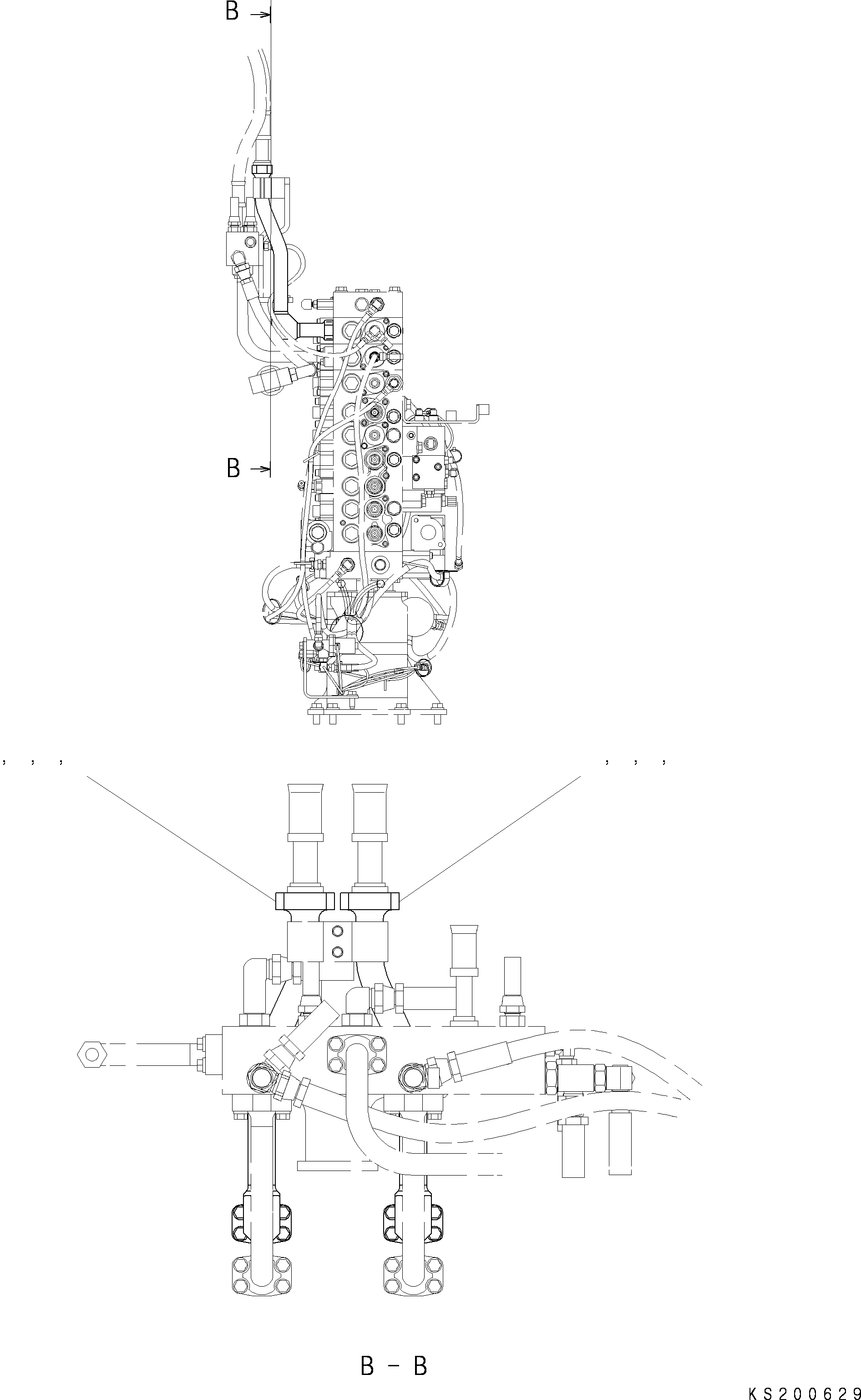 Трубка 206-62-KC240 KOMATSU