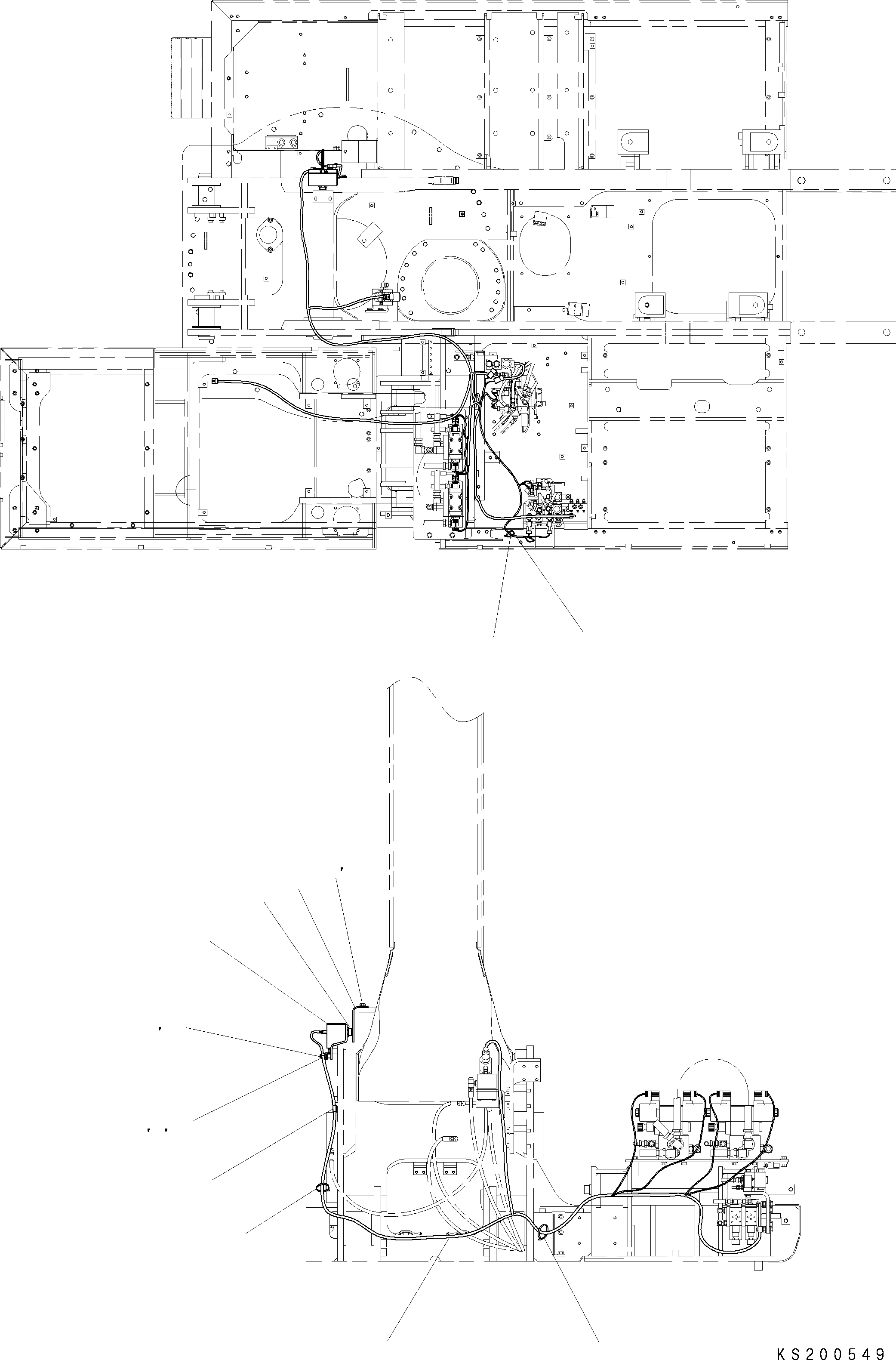 Жгут проводов 206-06-KA830 KOMATSU