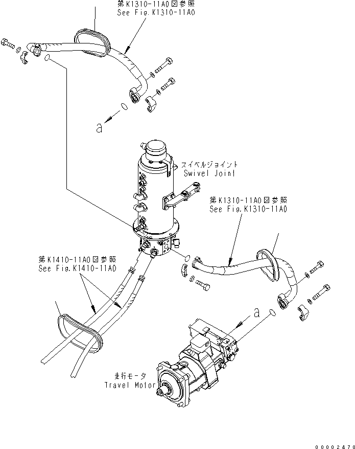Проходная втулка 20K-62-33571 KOMATSU