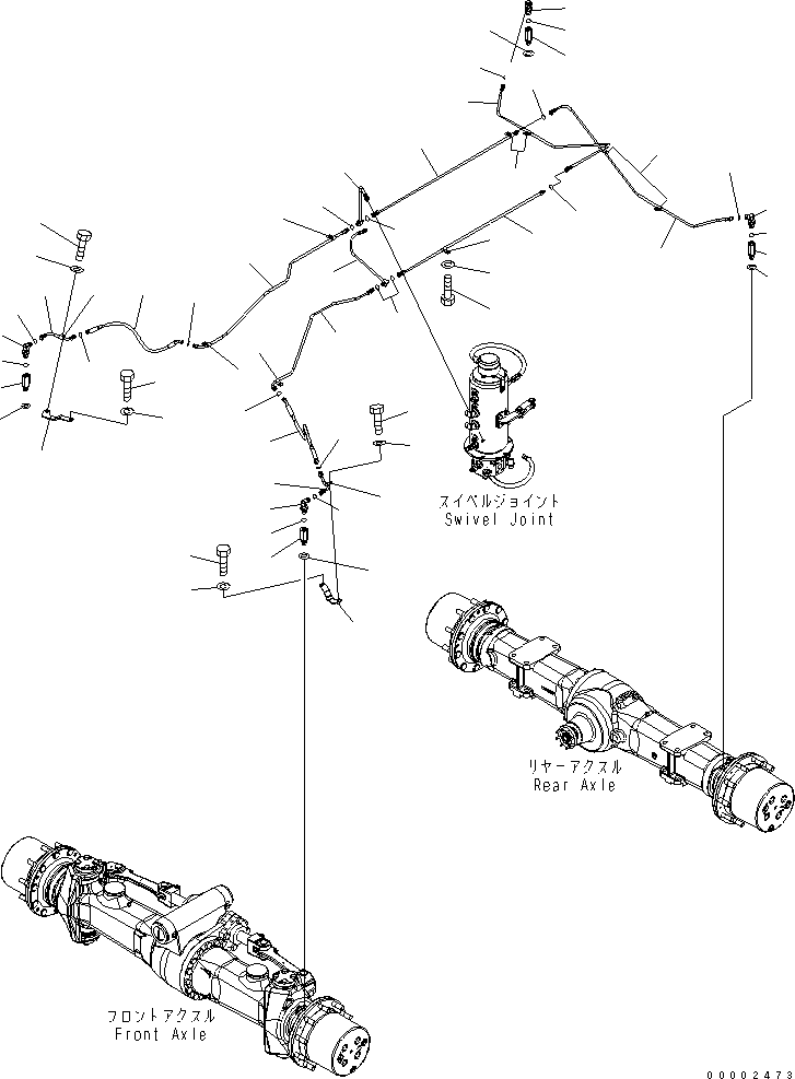 Шланг 02764-202A6 KOMATSU