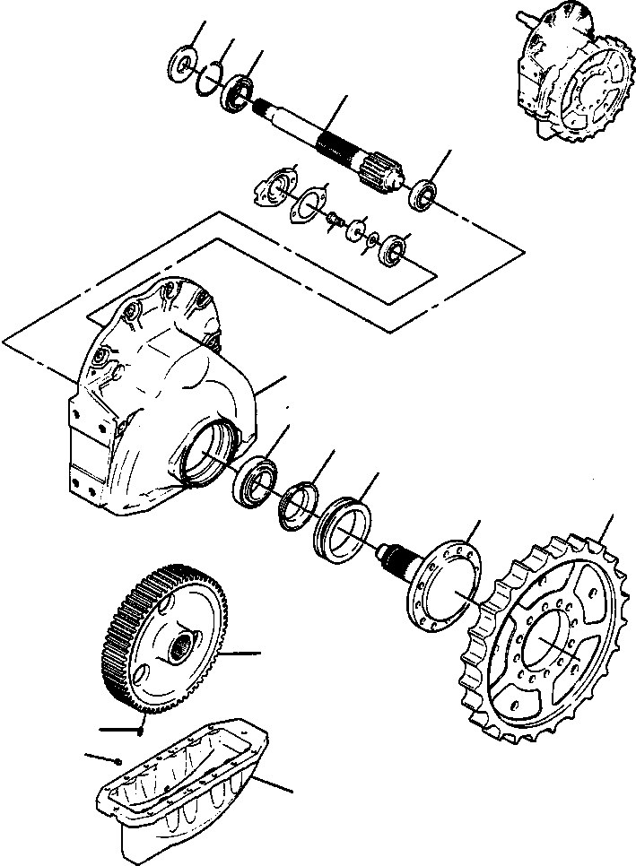 CUP, BEARING ST 954 KOMATSU