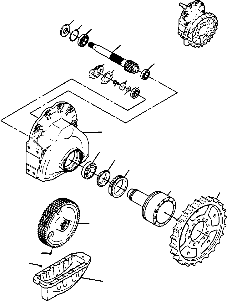 FINAL DRIVE (SEE PG 07-078) (1237 860 H91) KOMATSU