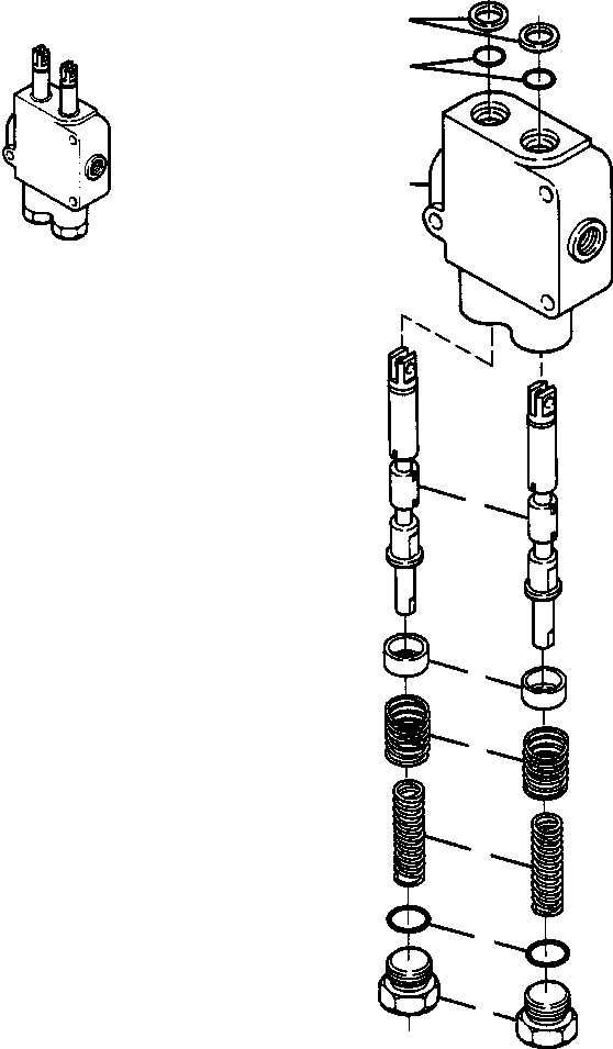 PLUG, END 733 596 C1 KOMATSU