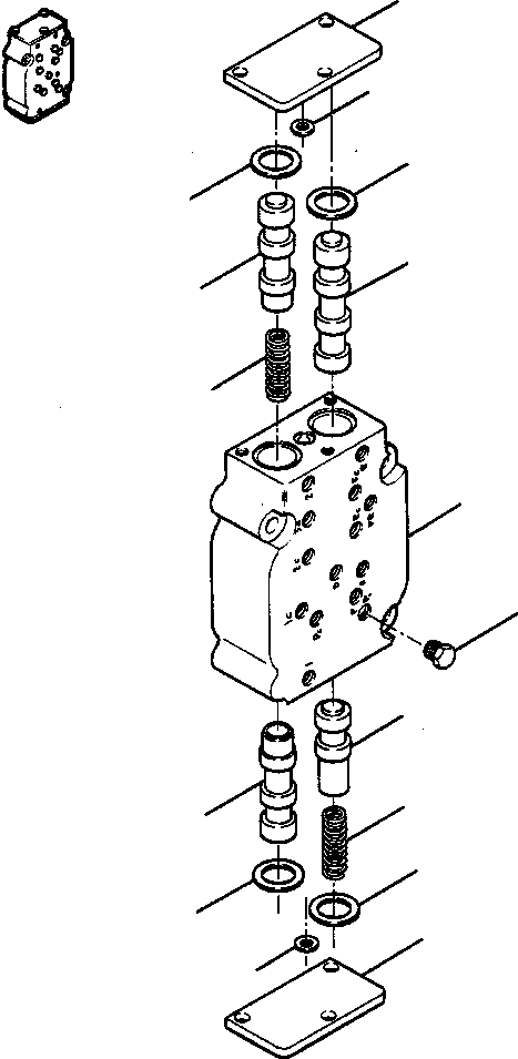 VALVE ASSEMBLY, RANGE SELECTOR 662 246 C91 KOMATSU