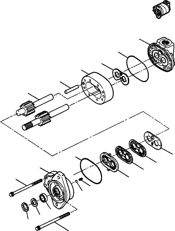 Комплект уплотнений 67 055 C1 KOMATSU