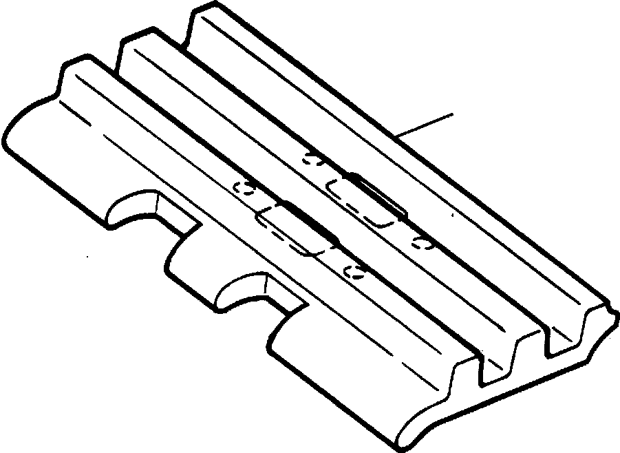SHOE, 13 IN. TRACK 1209 293 H1 KOMATSU