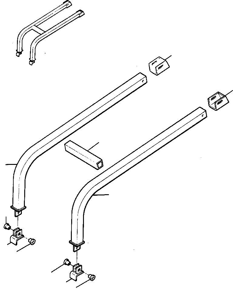BRACKET, REAR MOUNTING 712 620 C1 KOMATSU