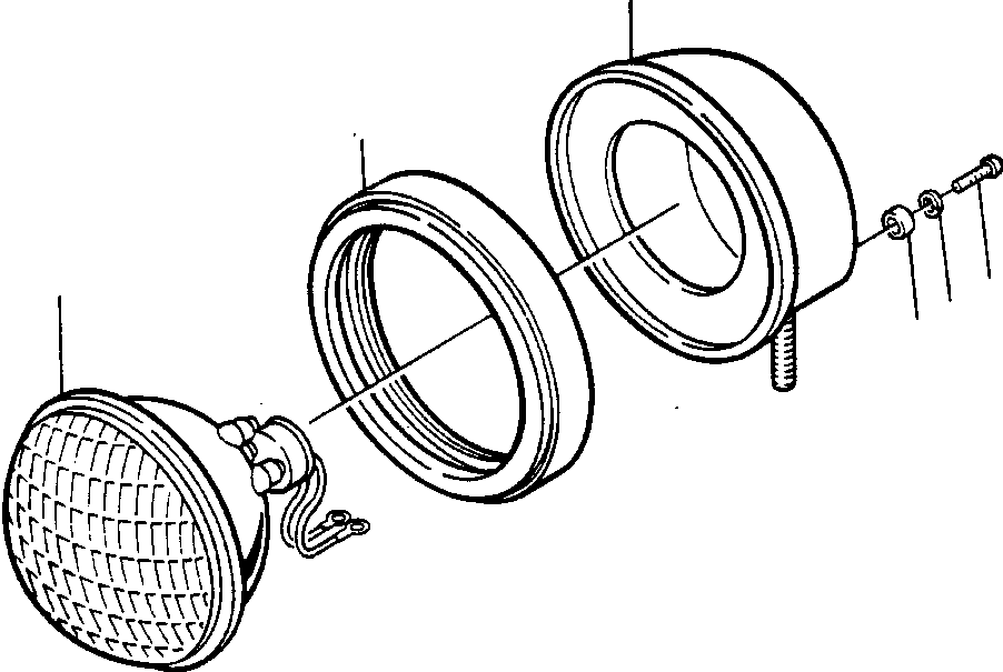 LIGHT ASSEMBLY, WORK 621 827 C91 KOMATSU