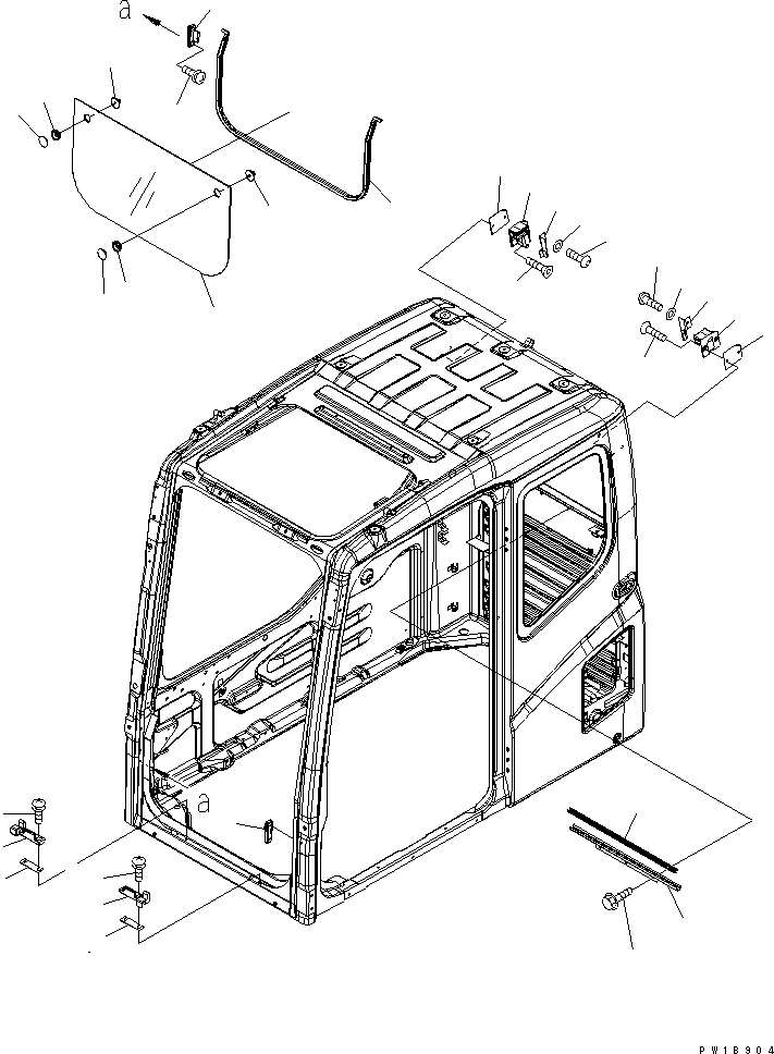 Жгут проводов 206-06-KA260 KOMATSU