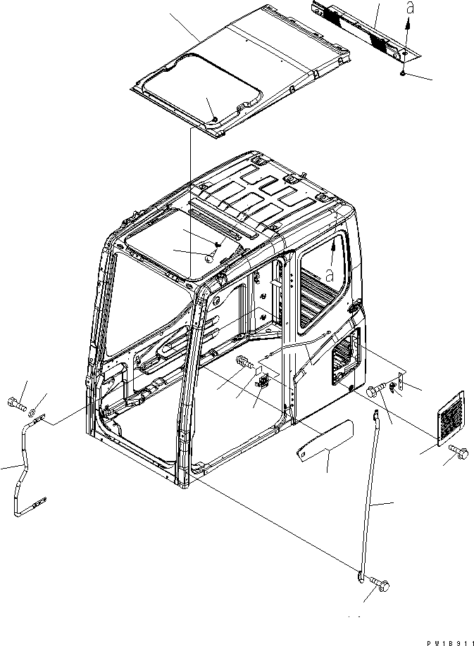 Болт 01013-82005 KOMATSU