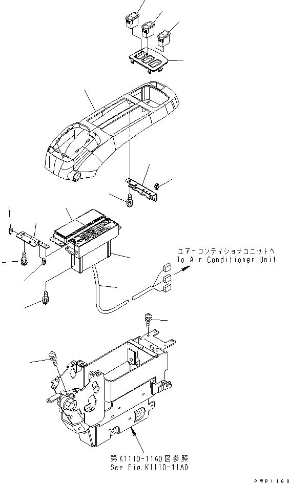Жгут проводов 208-06-K3210 KOMATSU