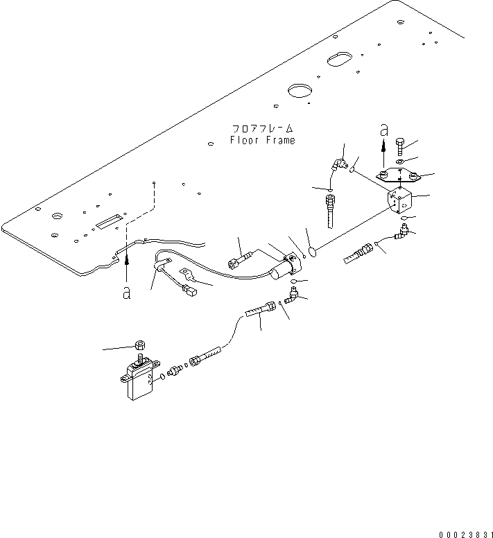 Шланг (кабина, трубопровод кондиционера) (207-810-1311) KOMATSU